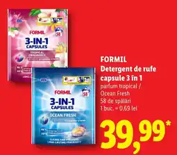 Lidl Formil detergent de rufe capsule 3 in 1 Ofertă