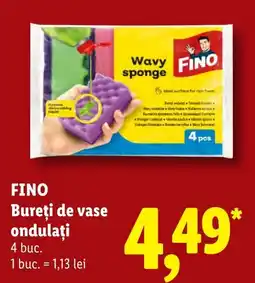 Lidl Fino bureți de vase ondulați Ofertă