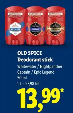Lidl Old Spice Deodorant stick Ofertă