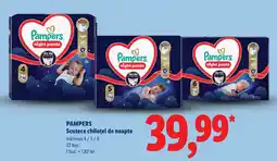 Lidl Pampers scutece chiloțel de noapte Ofertă