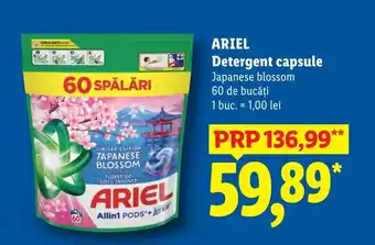 Ariel detergent capsule japanese blossom