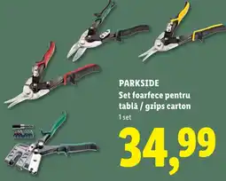 Lidl Parkside set foarfece pentru tablă / gzi ps carton Ofertă
