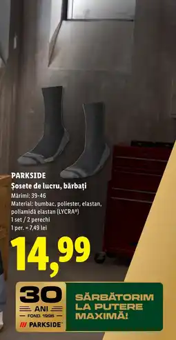 Lidl Parkside șose de lucru, bărbați Ofertă