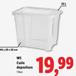 Lidl W5 Cutie depozitare Ofertă