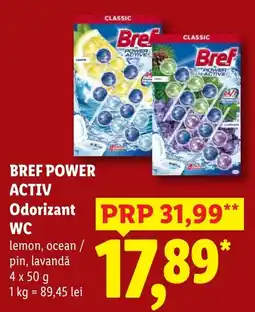 Lidl Bref Power Activ Odorizant WC Ofertă