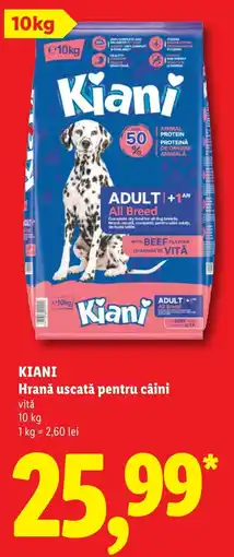 Lidl Kiani hrană uscată pentru câini Ofertă