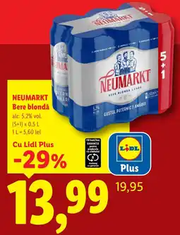 Lidl Neumarkt Bere blondă Ofertă