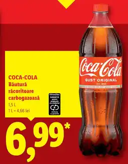 Lidl Coca-Cola băutură răcoritoare carbogazoasă Ofertă