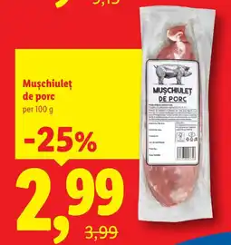 Lidl Mușchiuleț de porc Ofertă