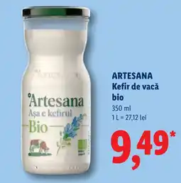 Lidl Artesana kefir de vacă bio Ofertă