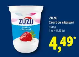 Lidl Zuzu iaurt cu căpșuni Ofertă