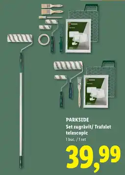 Lidl Parkside set zugrăvit/trafalet telescopic Ofertă