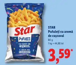 Lidl Star Pufuleți cu aromă de cașcaval Ofertă