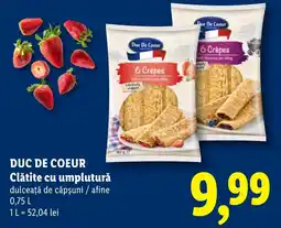 Lidl Duc De Coeur Clătite cu umplutură Ofertă