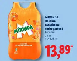Lidl Mirinda băutură răcoritoare carbogazoasă portocale Ofertă