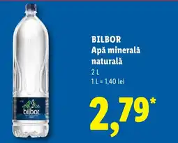 Lidl Bilbor Apă minerală naturală Ofertă