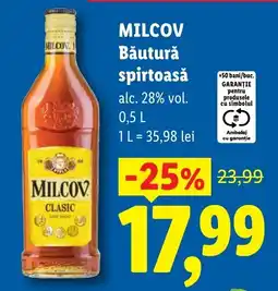 Lidl Milcov băutură spirtoasă Ofertă