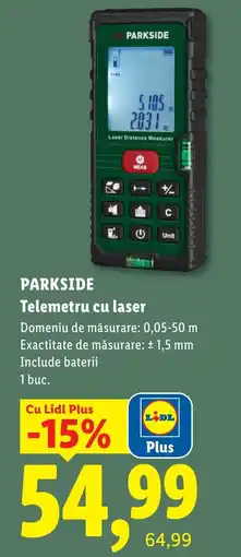 Lidl Parkside telemetru cu laser Ofertă