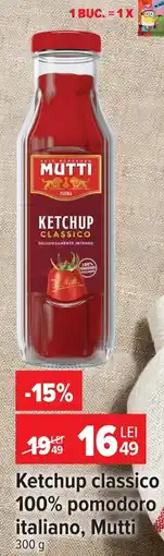 Carrefour Mutti ketchup classic Ofertă