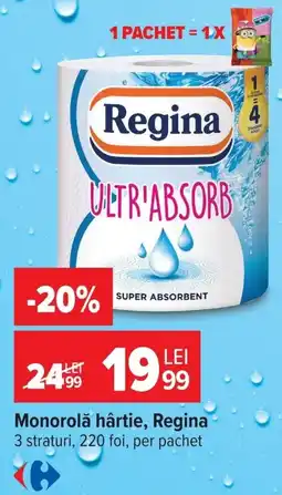 Carrefour Monorolă hârtie regina Ofertă