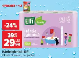 Carrefour Hartie igienica, elfi Ofertă