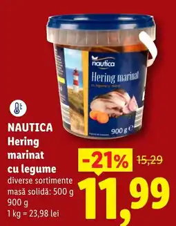 Lidl Nautica hering marinat cu legume Ofertă