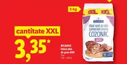Lidl Belbake făină albă de grâu 000 Ofertă