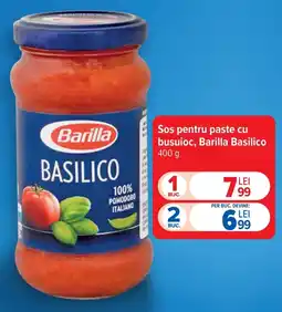 Carrefour Barilla sos pentru paste cu busuioc Ofertă