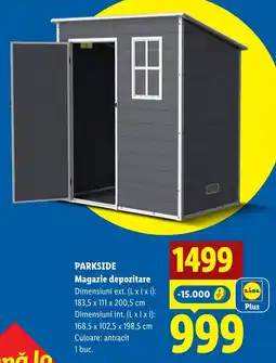 Lidl Parkside magazie depozitare Ofertă