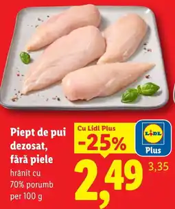 Lidl Lidl Piept de pui dezosat, fără piele Ofertă