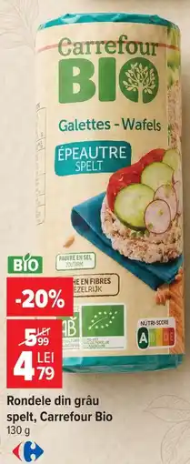 Carrefour Carrefour Bio galettes wafels Ofertă