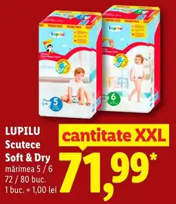 Lidl Lupilu Scutece Soft & Dry Ofertă