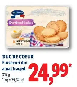 Lidl Duc De Coeur fursecuri din aluat fraged Ofertă