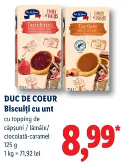 Lidl Duc de coeur biscuiti cu unt Ofertă