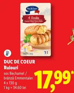 Lidl Duc de coeur rulouri Ofertă