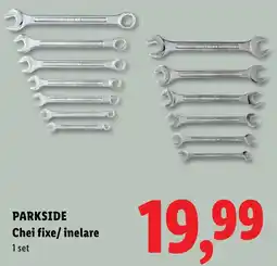 Lidl Parkside Chei fixe/ inelare Ofertă