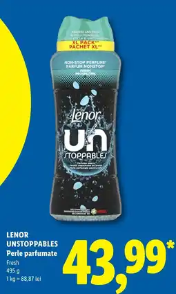 Lidl Lenor Unstoppables Perle parfumate Ofertă