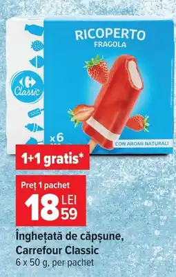 Carrefour Inghețată de căpșune Ofertă