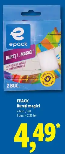 Lidl epack bureți magici Ofertă