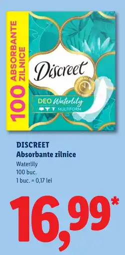 Lidl Discreet absorbante zilnice Ofertă