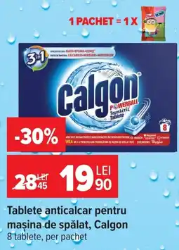 Carrefour Calgon tablete anticalcar Ofertă