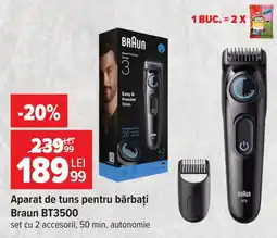 Carrefour Braun aparat de tuns pentru bărbați Bt3500 Ofertă