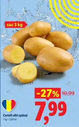 Lidl Cartofi albi spălați Ofertă