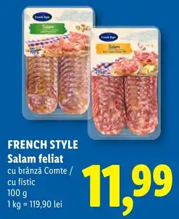 Lidl French Style Salam feliat Ofertă