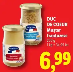 Lidl Duc De Coeur Muștar Franțuzesc Ofertă