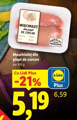 Lidl Lidl Muschiulet din piept de curcan Ofertă