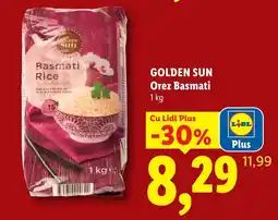 Lidl Golden Sun Orez Basmati Ofertă