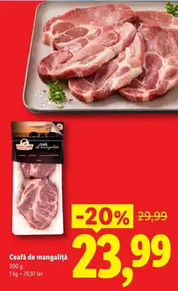 Lidl Vizmen Pilot Ceață de mangaliță Ofertă