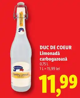 Lidl Duc De Coeur limonadă carbogazoasă Ofertă