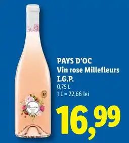 Lidl Millefleurs Vin rose Ofertă